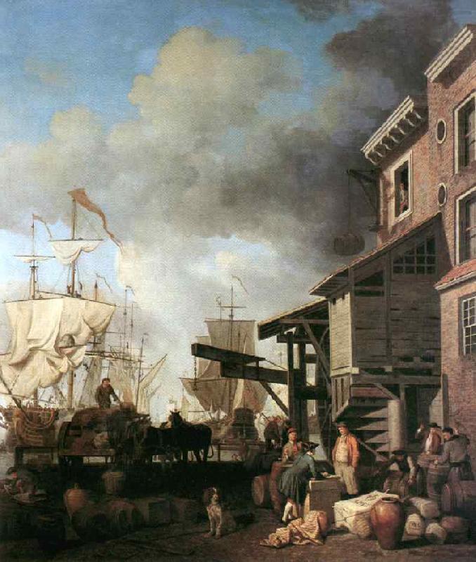 A Thames Wharf ef, SCOTT, Samuel
